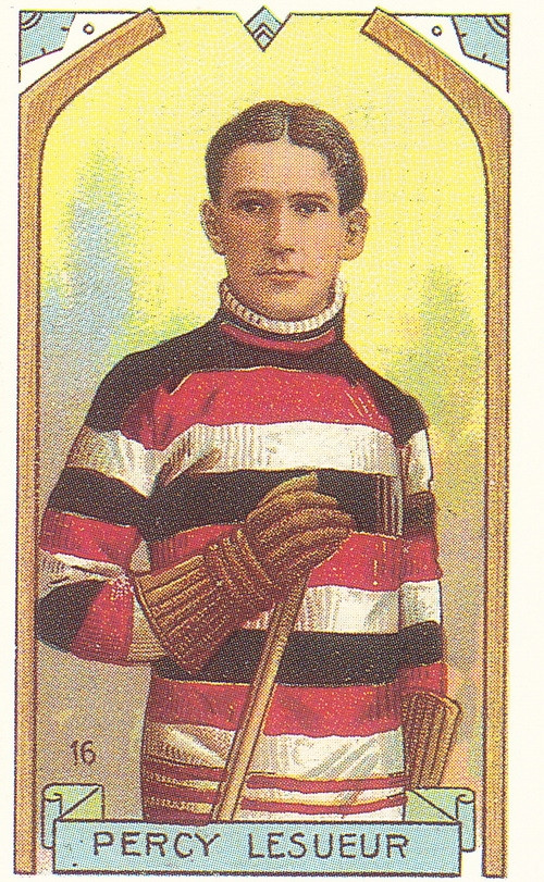 Hockey card Percy Lesueur