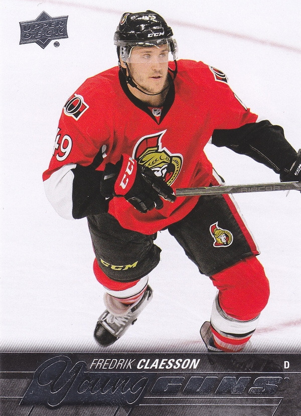 Hockey card Fredrik Claesson