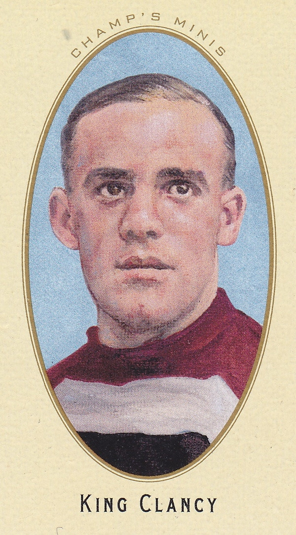 Hockey card King Clancy
