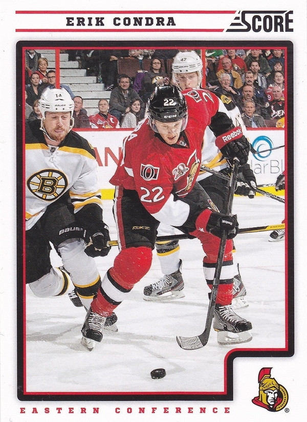 Hockey card Erik Condra