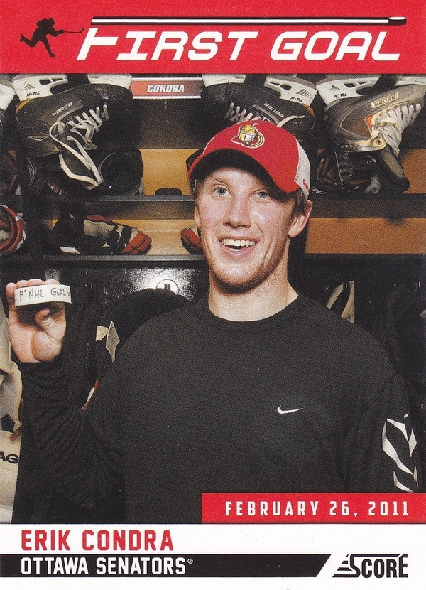 Hockey card Erik Condra