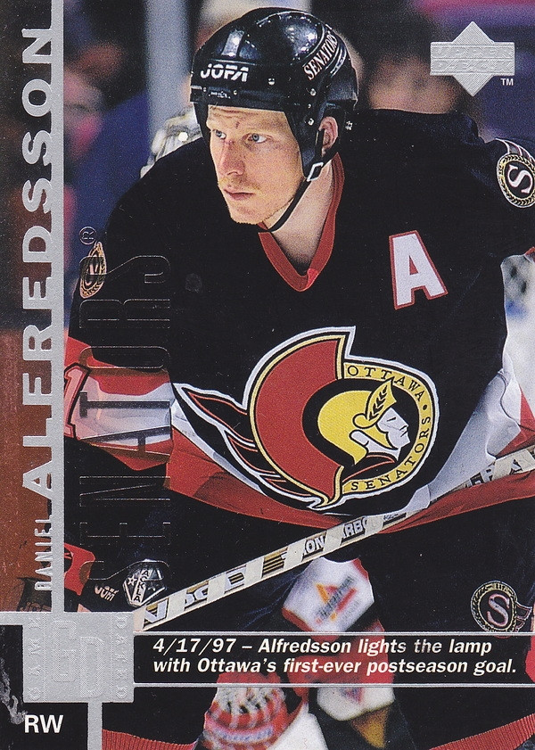 Hockey card Daniel Alfredsson
