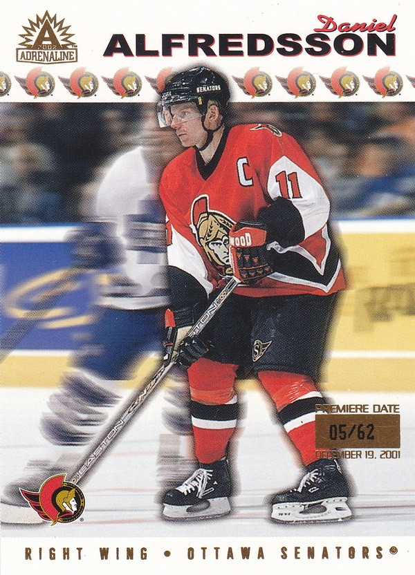 Hockey card Daniel Alfredsson