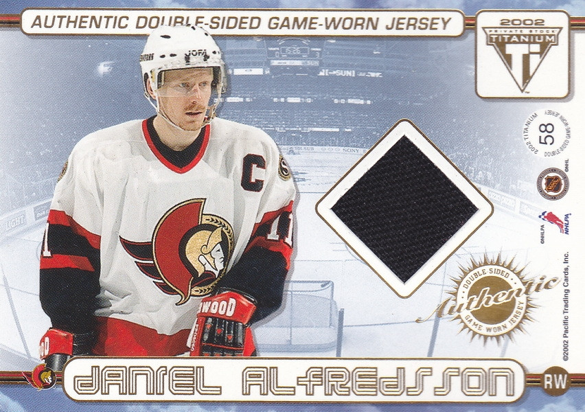 Hockey card Daniel Alfredsson