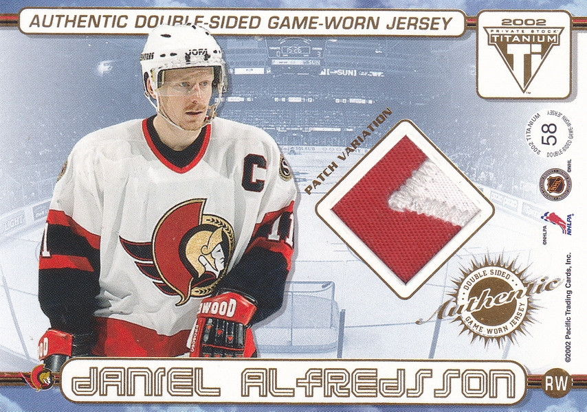 Hockey card Daniel Alfredsson