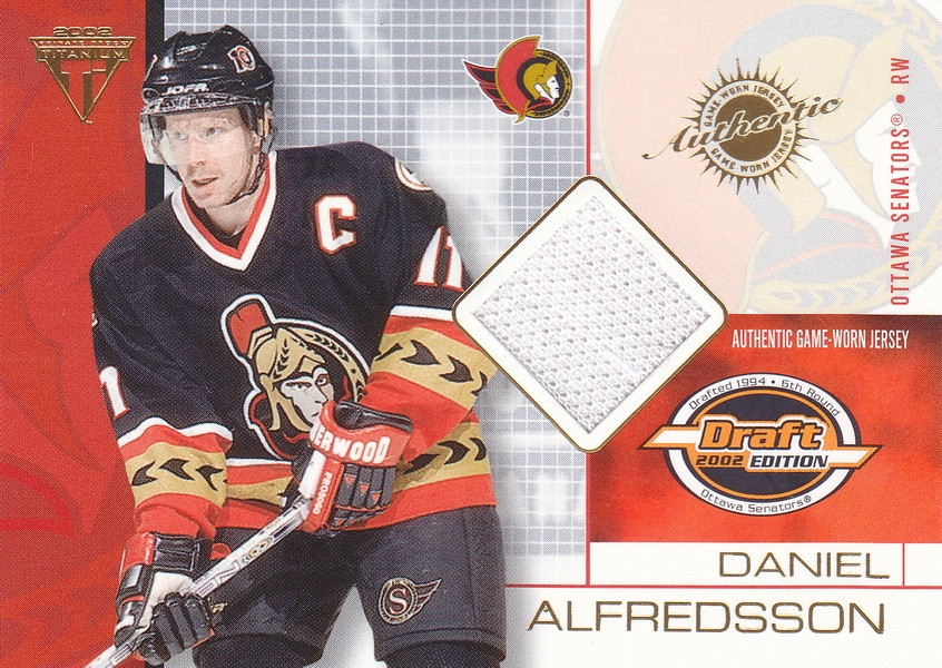 Hockey card Daniel Alfredsson