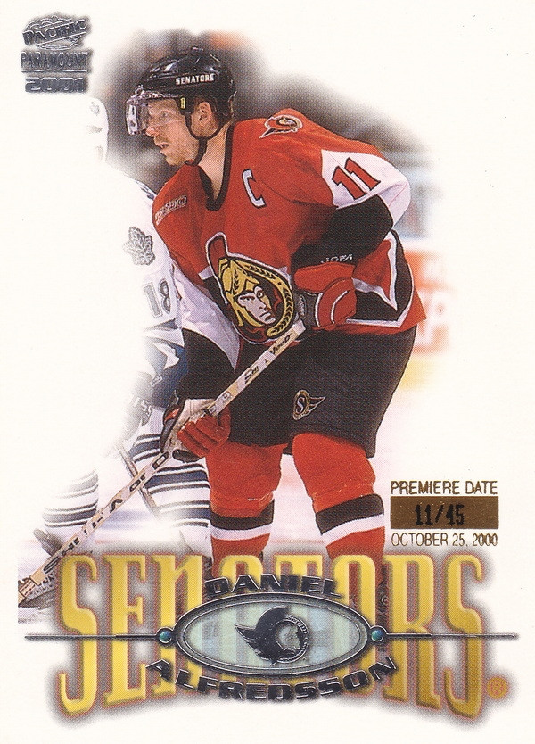 Hockey card Daniel Alfredsson