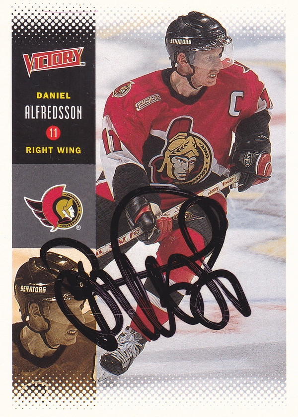 Hockey card Daniel Alfredsson