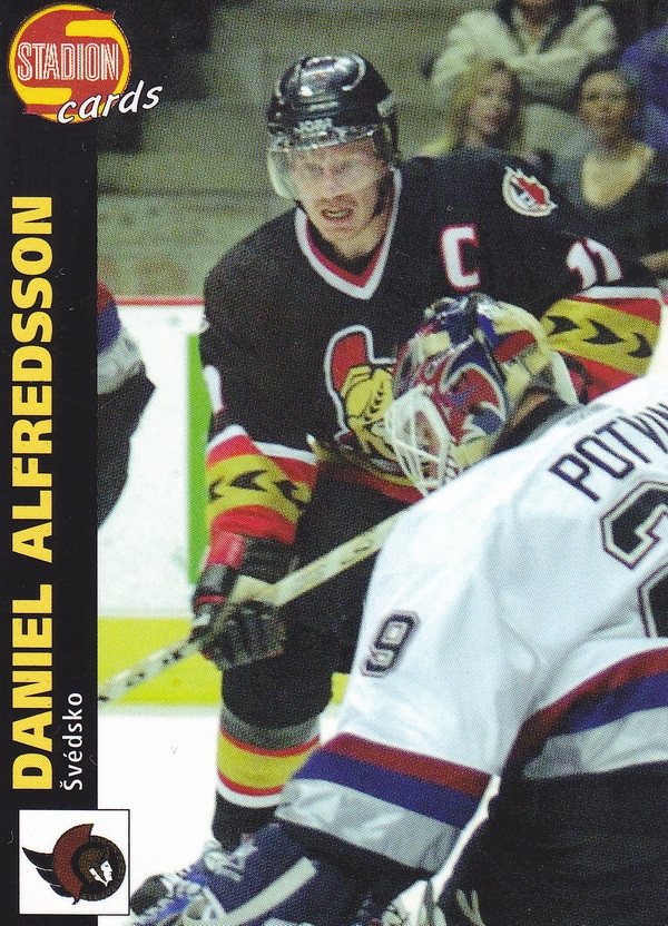 Hockey card Daniel Alfredsson