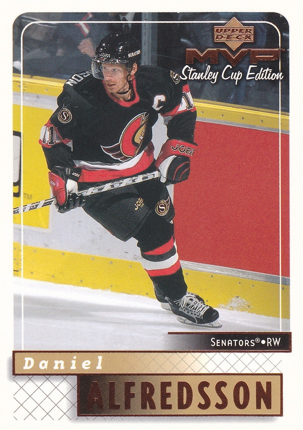 Hockey card Daniel Alfredsson