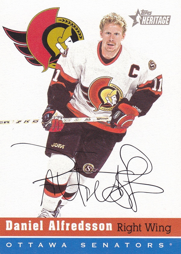 Hockey card Daniel Alfredsson