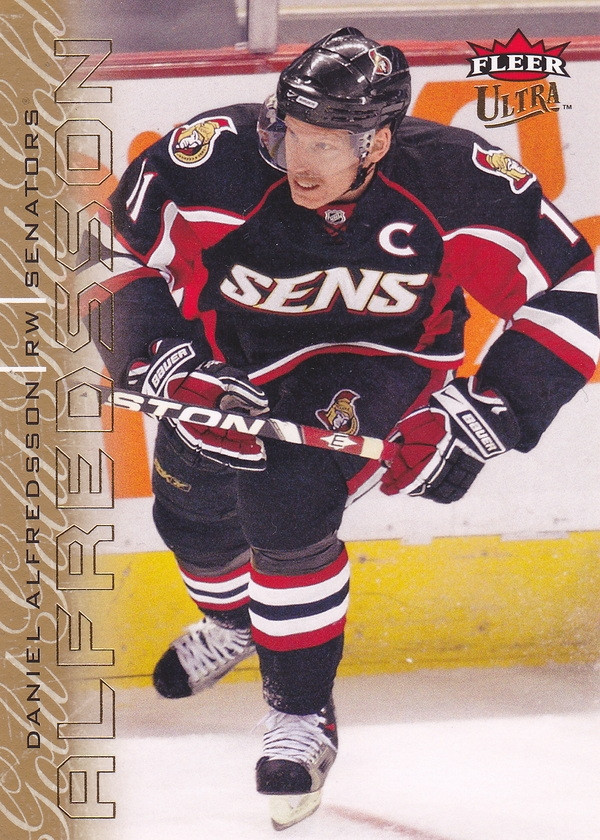 Hockey card Daniel Alfredsson