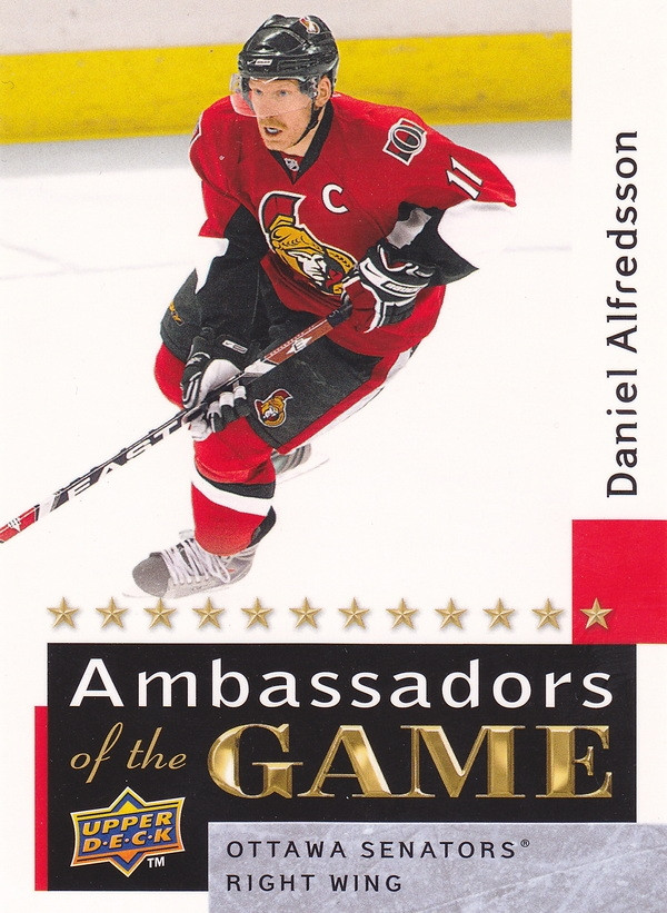Hockey card Daniel Alfredsson