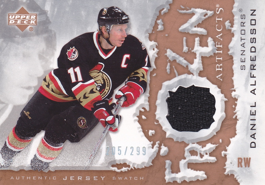 Hockey card Daniel Alfredsson
