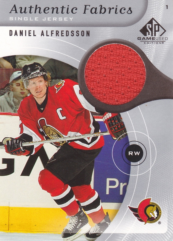 Hockey card Daniel Alfredsson