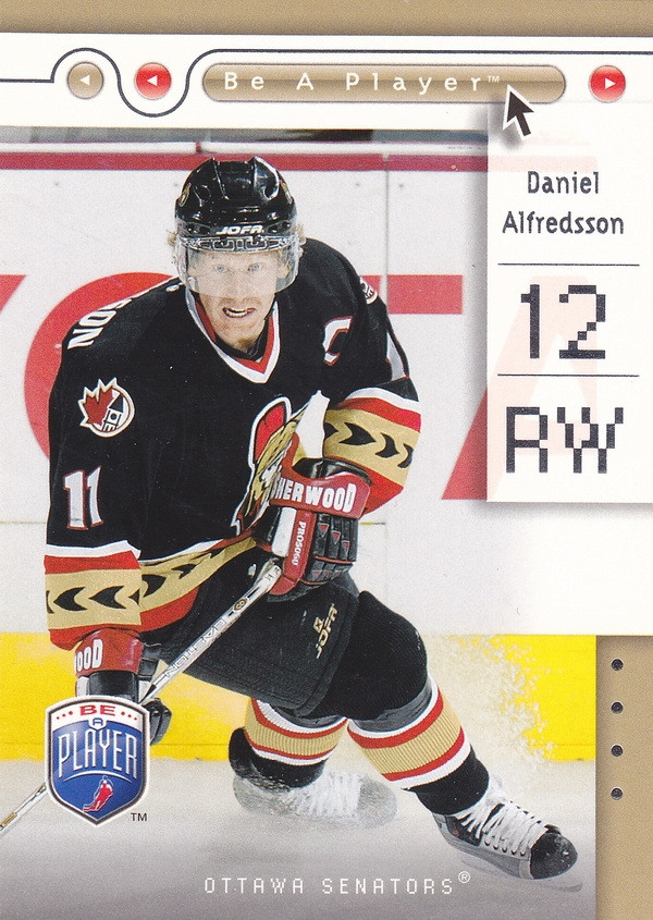 Hockey card Daniel Alfredsson