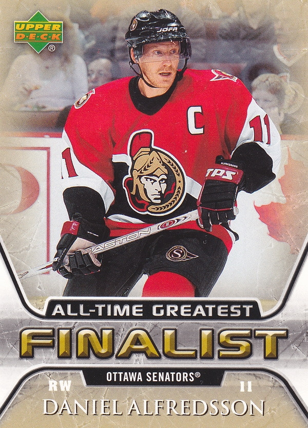 Hockey card Daniel Alfredsson
