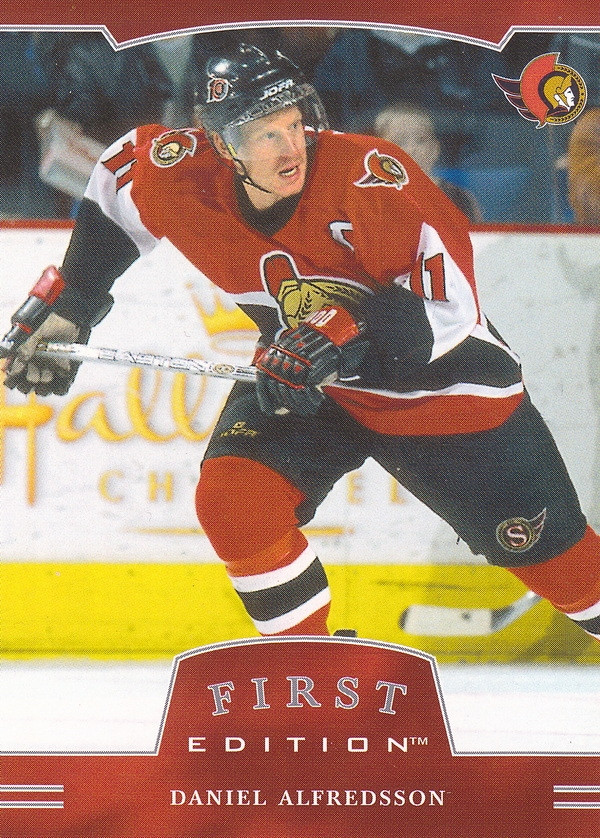 Hockey card Daniel Alfredsson