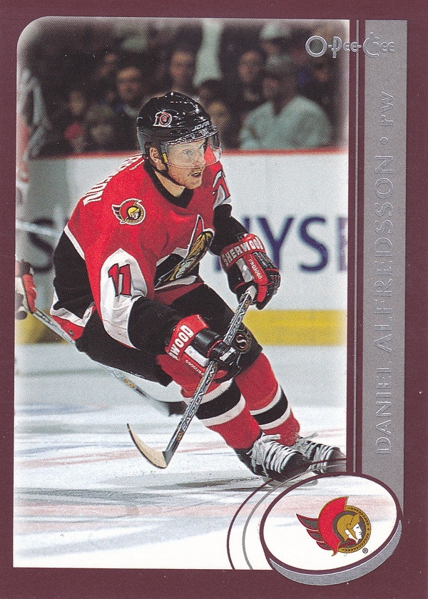 Hockey card Daniel Alfredsson