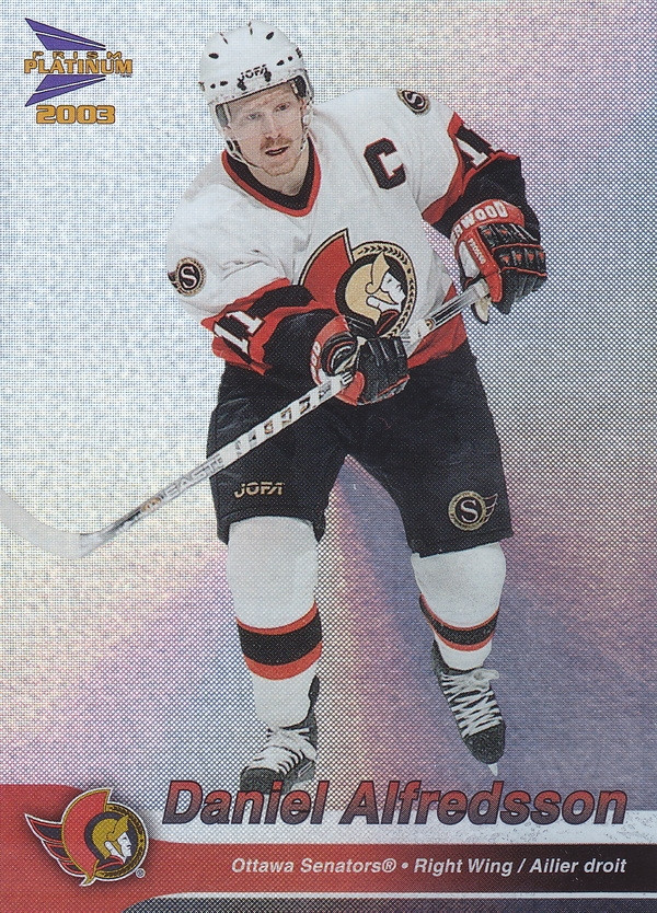 Hockey card Daniel Alfredsson
