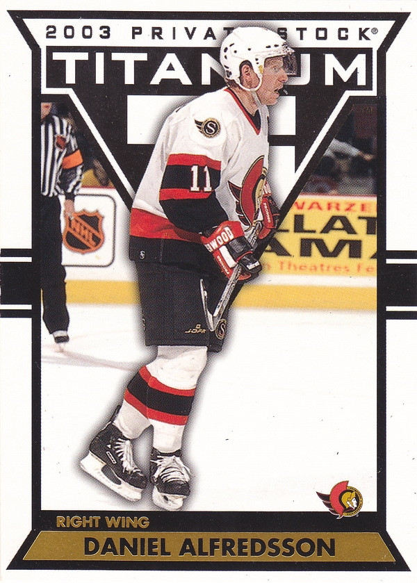 Hockey card Daniel Alfredsson