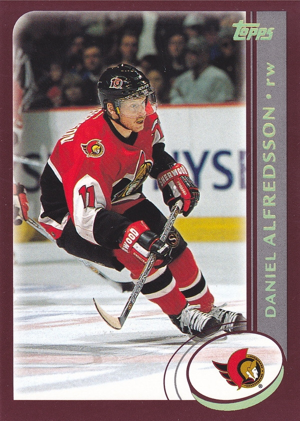 Hockey card Daniel Alfredsson