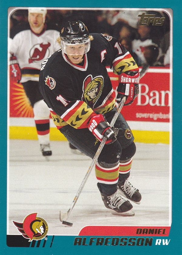 Hockey card Daniel Alfredsson