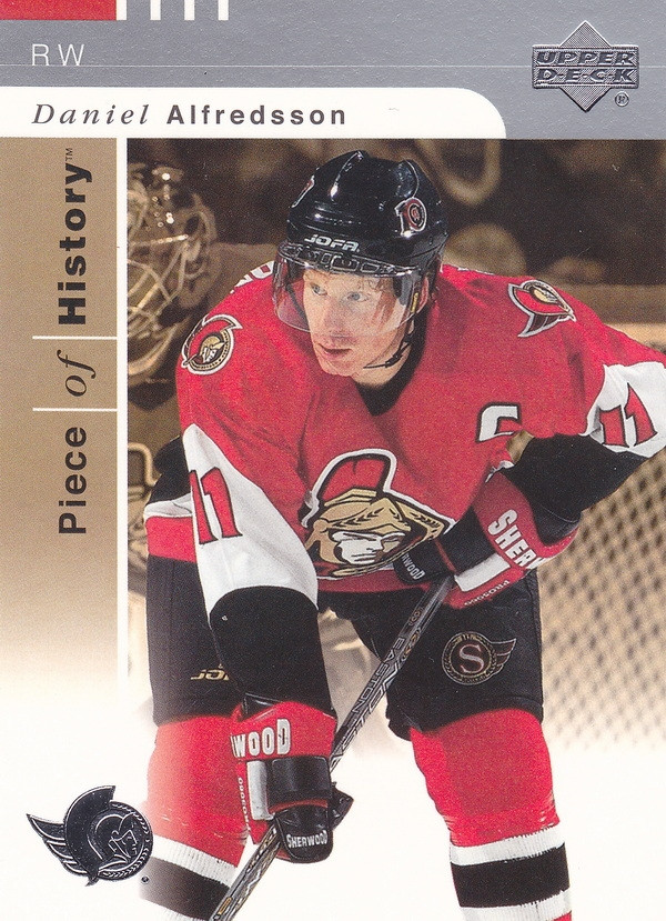 Hockey card Daniel Alfredsson