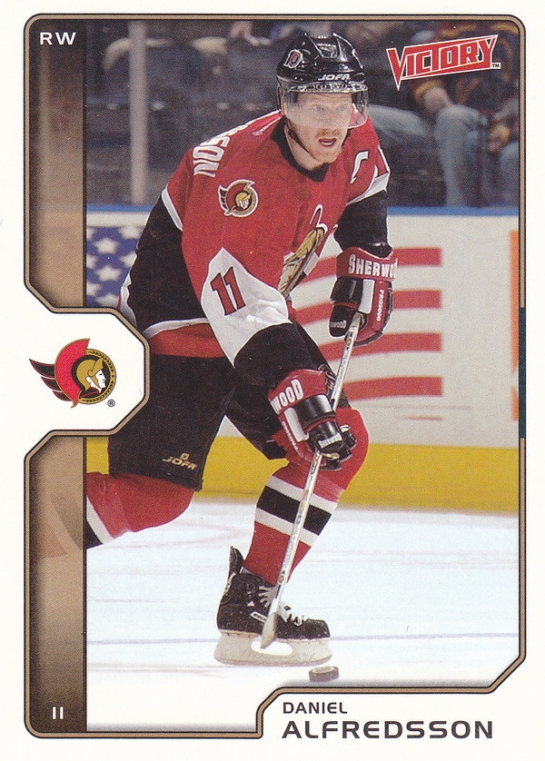 Hockey card Daniel Alfredsson