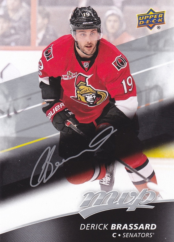 Hockey card Derick Brassard