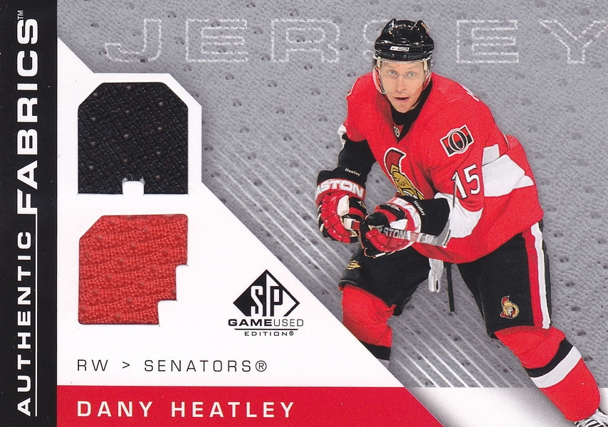 Hockey card Dany Heatley