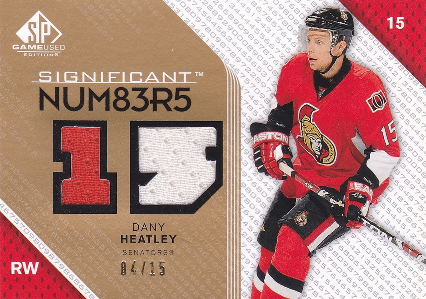 Hockey card Dany Heatley