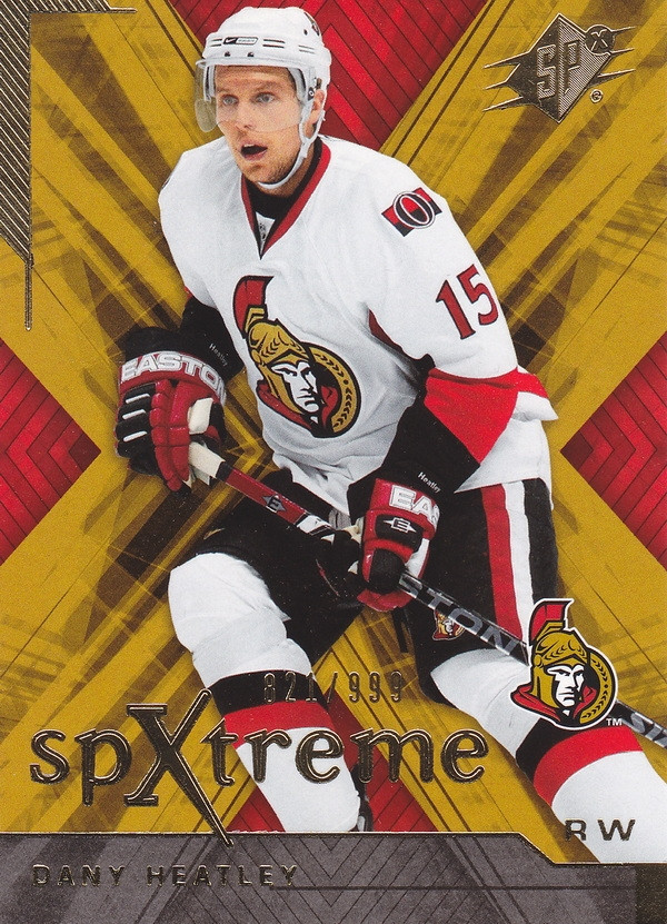 Hockey card Dany Heatley