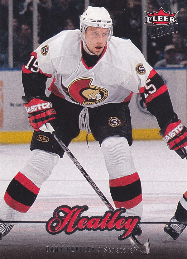 Hockey card Dany Heatley