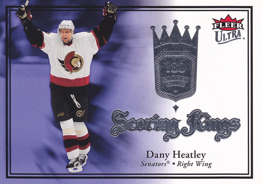 Hockey card Dany Heatley