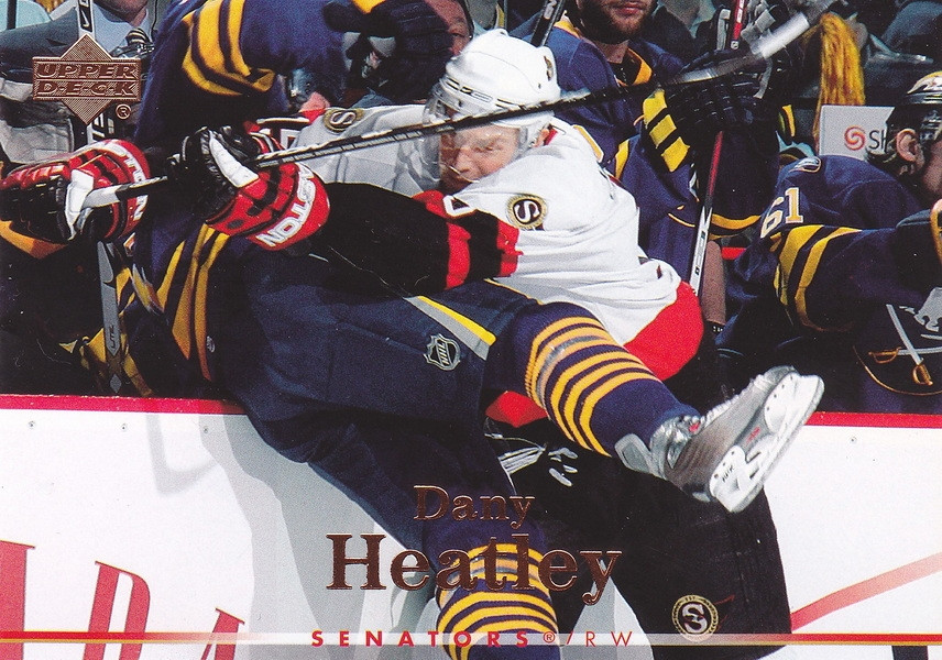 Hockey card Dany Heatley