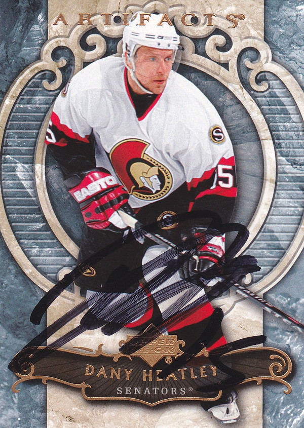 Hockey card Dany Heatley