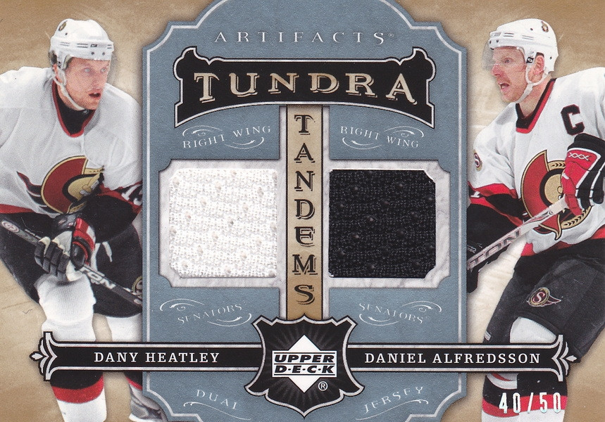 Hockey card Dany Heatley