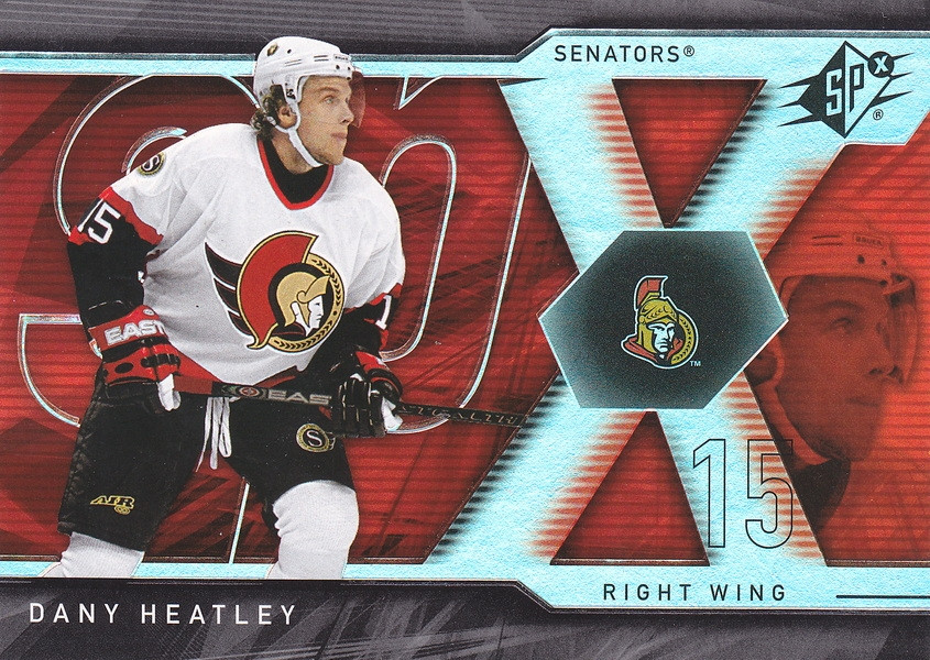 Hockey card Dany Heatley