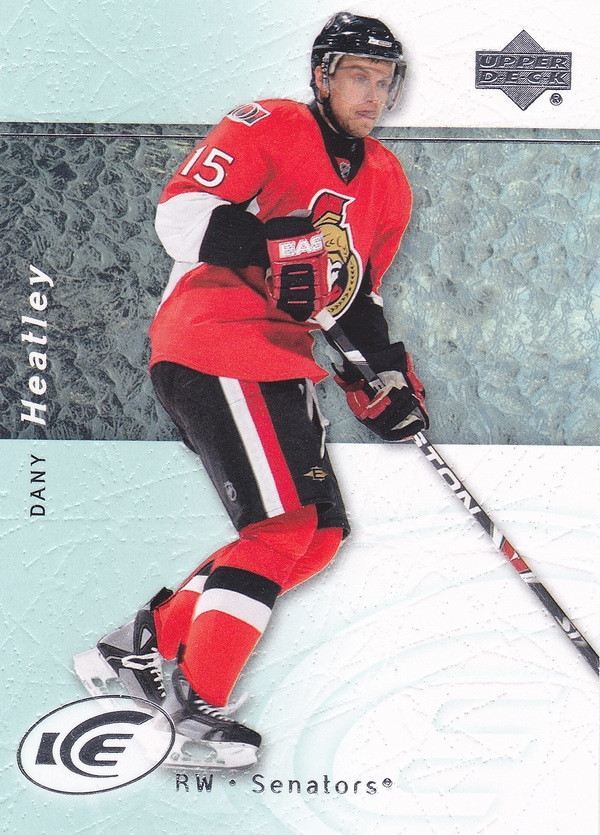 Hockey card Dany Heatley