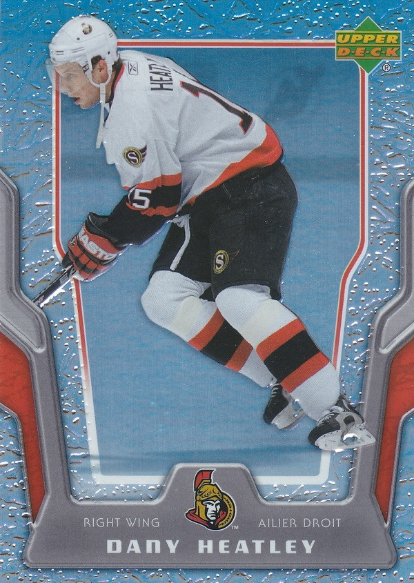 Hockey card Dany Heatley