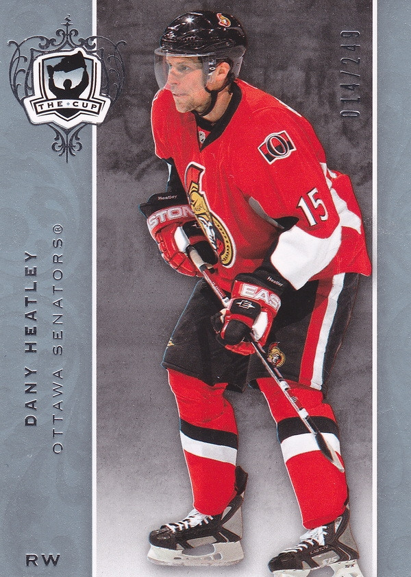 Hockey card Dany Heatley
