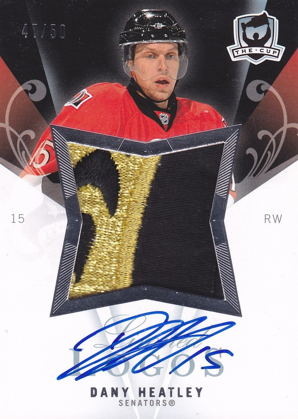 Hockey card Dany Heatley