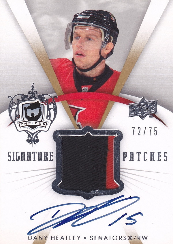 Hockey card Dany Heatley