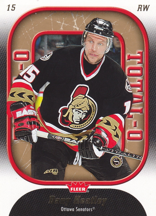 Hockey card Dany Heatley