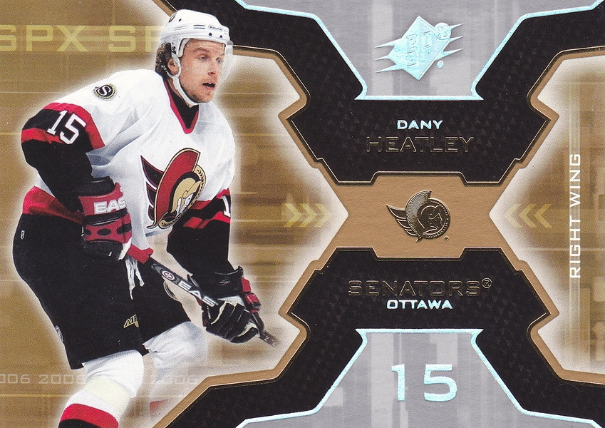 Hockey card Dany Heatley