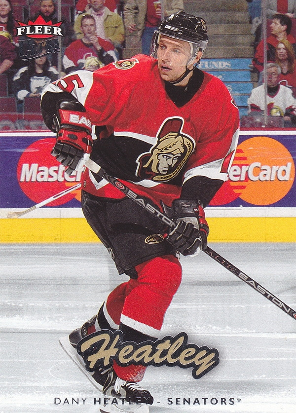 Hockey card Dany Heatley