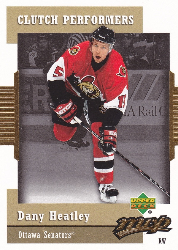 Hockey card Dany Heatley