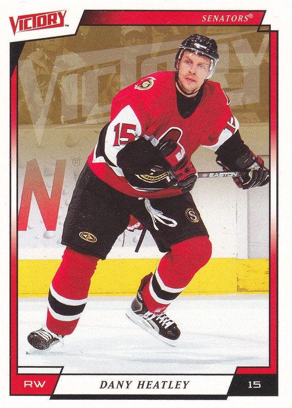 Hockey card Dany Heatley