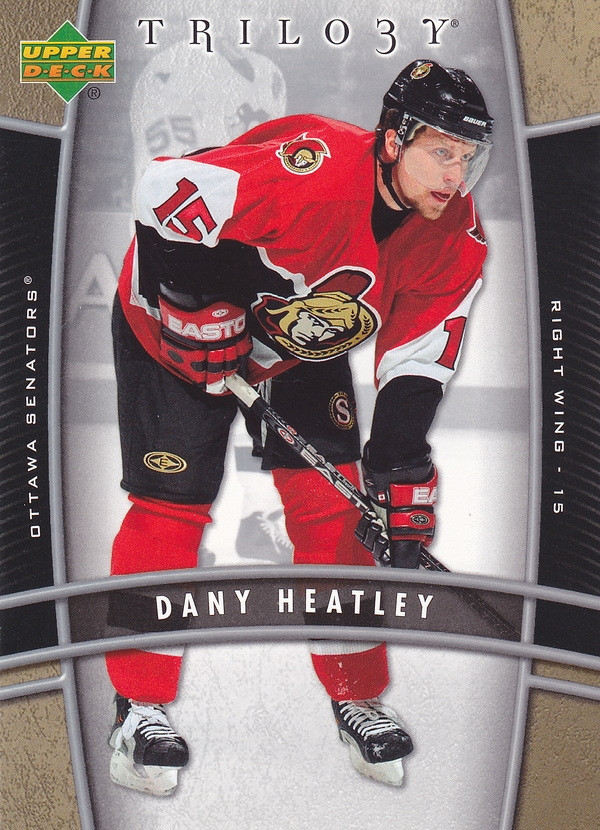 Hockey card Dany Heatley